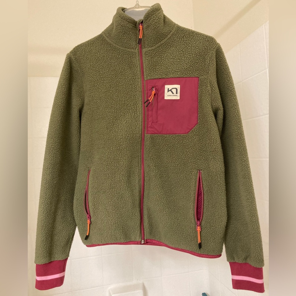 Kari Traa Women's Rothe Midlayer Fleece Jacket - size Small - like new